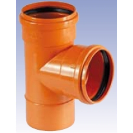 DERIVACION SIMPLE HM Ø 160-87º PVC "NARANJA" TJE-81 CREARPLAST